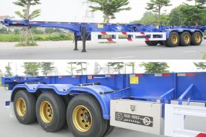 Moóc xương CIMC 3 trục, 40feet