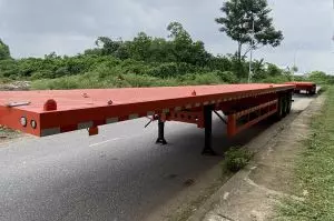 Moóc sàn 45feet 14m4 CIMC HUAJUN xác 8 tấn