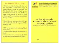 BIỂU PHÍ BẢO HIỂM XE CƠ GIỚI