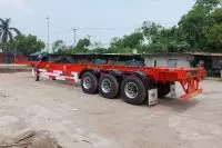 Đánh giá Moóc cổ cò 48feet Fushi chở được cả container 50feet