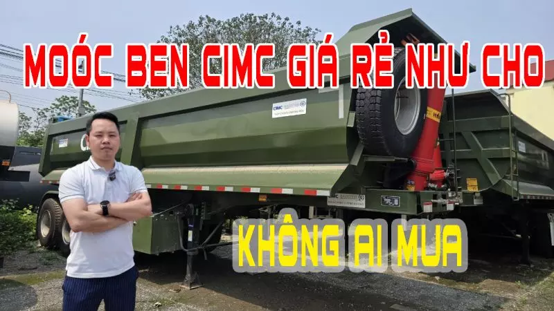 Thanh lý mooc ben CIMC 2023 mới 100% bảo hành 1 năm toàn quốc
